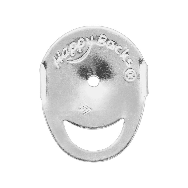 Silpada Flat Back Earring Set for Women, .925 Sterling Silver, Prevent Tipping Forward or Drooping from Heavy Earrings, 'Three Pair Happy Back' - Image 3